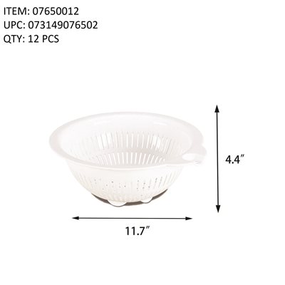 STERILITE COLANDER WHITE