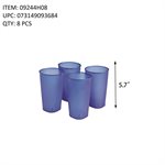 STERILITE SET OF FOUR 591ML TUMBLERS BLUE