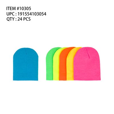 KIDS POM POM HAT FUR LINING