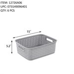 STERILITE SHORT WEAVE BASKET CEMENT