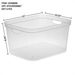 STERILITE TALL STORAGE BIN CLEAR
