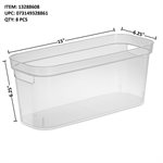 STERILITE NARROW STORAGE BIN CLEAR