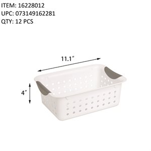 STERILITE SMALL ULTRA BASKET WHITE