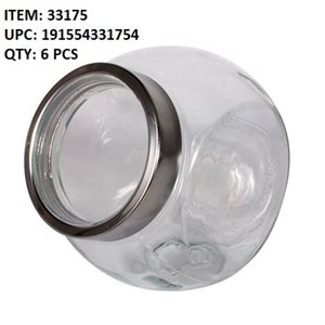GLASS JAR WITH CLEAR LID 2.2L