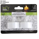 LED TEALIGHT CANDLES 2PK