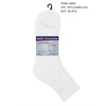 MEN 2PR DIABETIC ANKLE WHITE