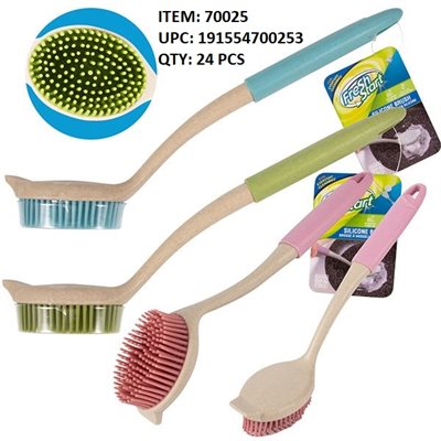 SILICONE BRUSH FOR DISHES