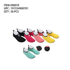 LADIES WATER SHOES WITH SOLID STITCHING