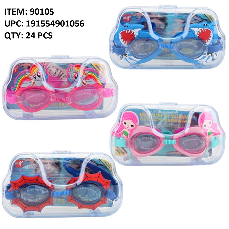 SWIMMIMG GOGGLES KIDS WITH CASE